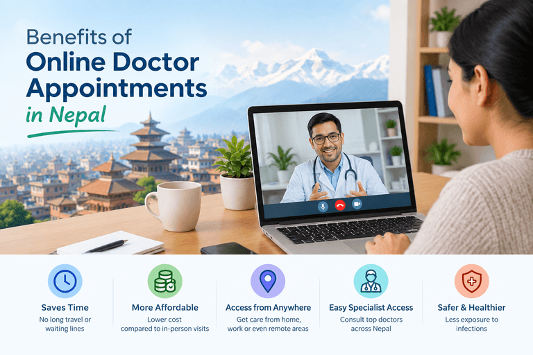 Benefits of Online Doctor Appointments in Nepal
