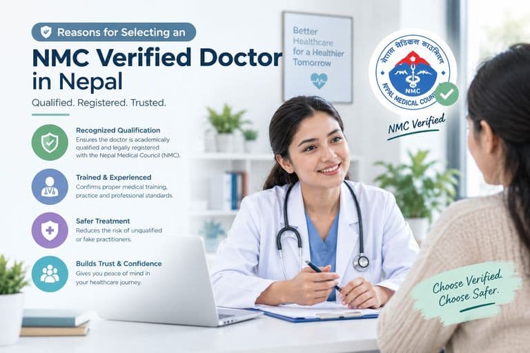 Reasons for Selecting an NMC Verified Doctor in Nepal
