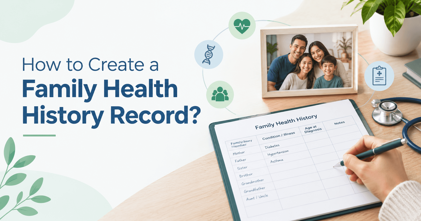 How to Create a Family Health History Record