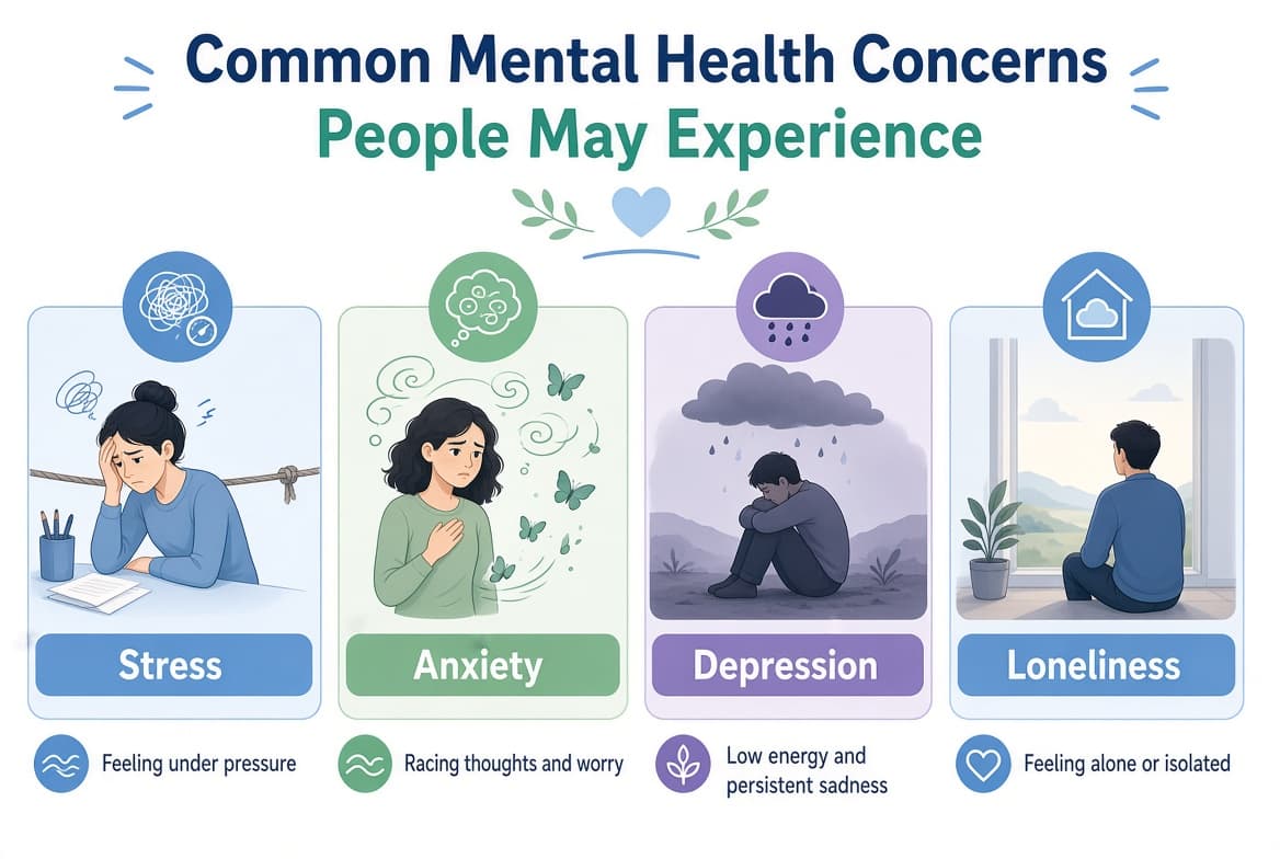 common mental health concern people may experience